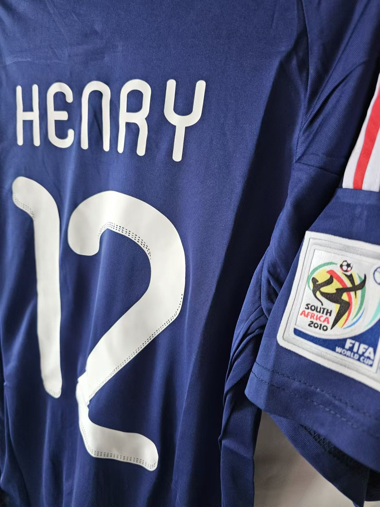 Other 2010 World Cup France #12 Thierry Henry Jersey Size US XXL / EU 58 / 5 - 3 Thumbnail