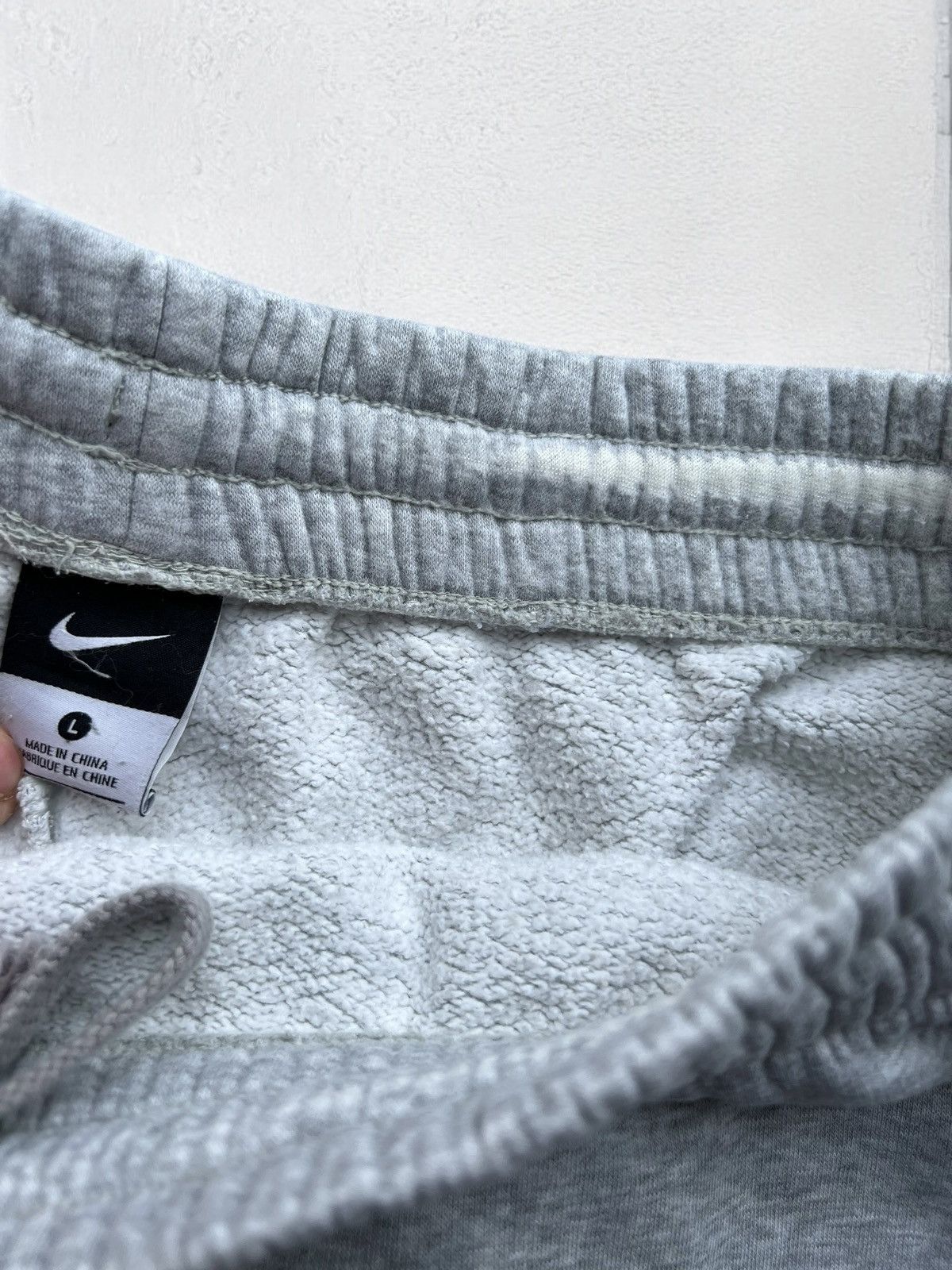 Nike × Vintage NIKE GREY SWEATPANTS HEAVY COTTON TRACK PANTS VINTAGE WIDE Size US 34 / EU 50 - 5 Thumbnail