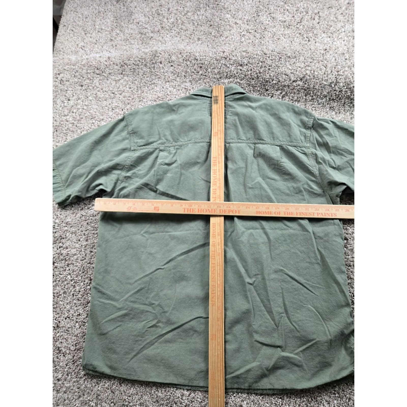 Scully Scully Shirt Mens XL Green Cotton Button Up Casual Pocket Outdoor Western Shirt Size US XL / EU 56 / 4 - 6 Thumbnail