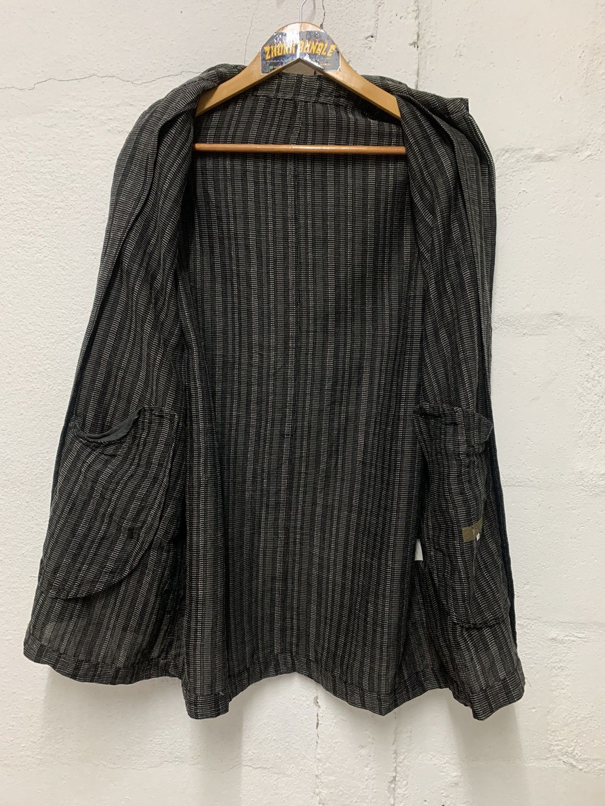 Yohji Yamamoto Yohji Yamamoto Linen Rayon Blend Light Zipper Jacket Size US M / EU 48-50 / 2 - 5 Thumbnail