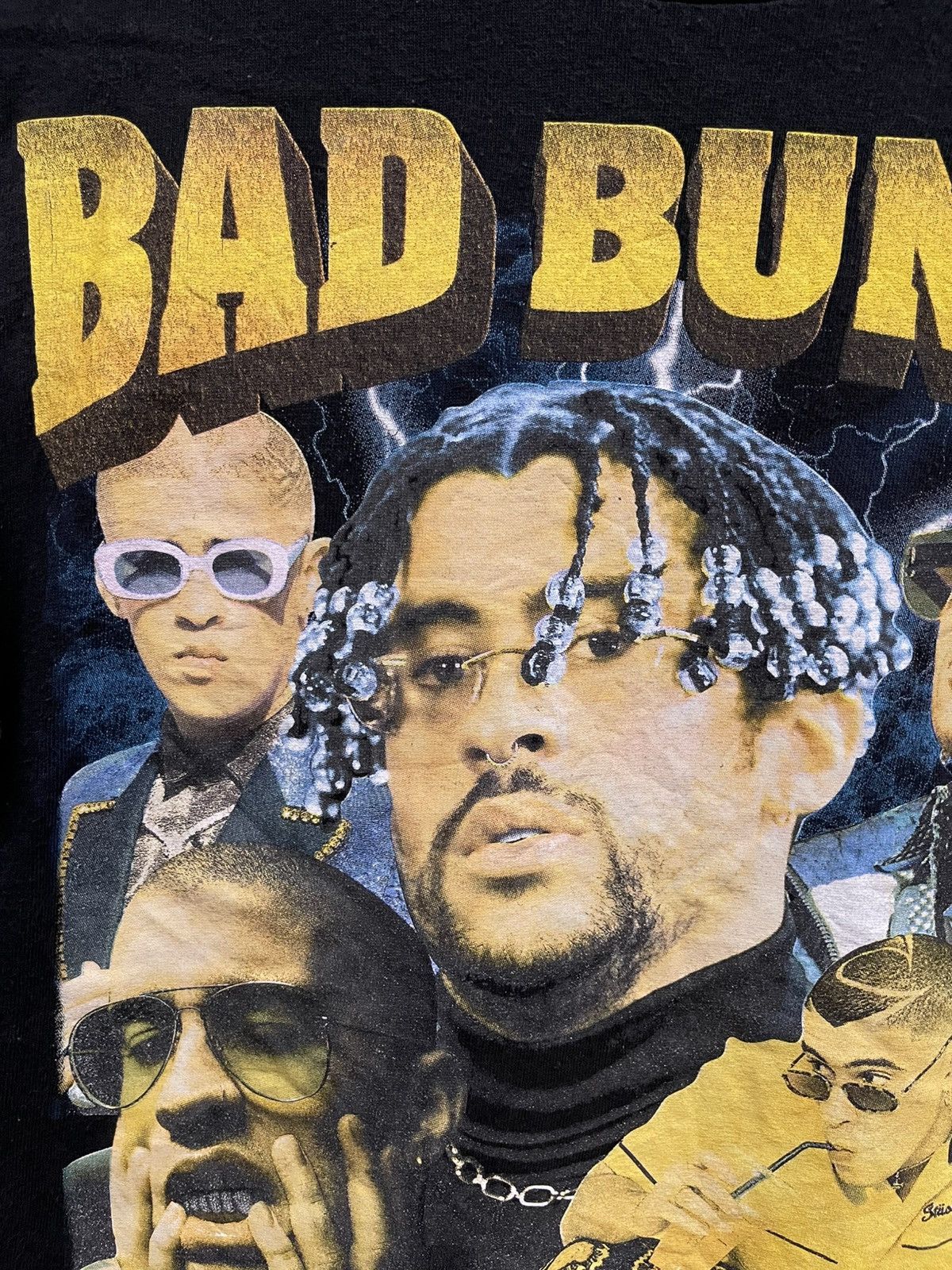 Rap Tees Bad Bunny Puerto Rican Rapper🔥🔥🔥 Size US M / EU 48-50 / 2 - 3 Thumbnail