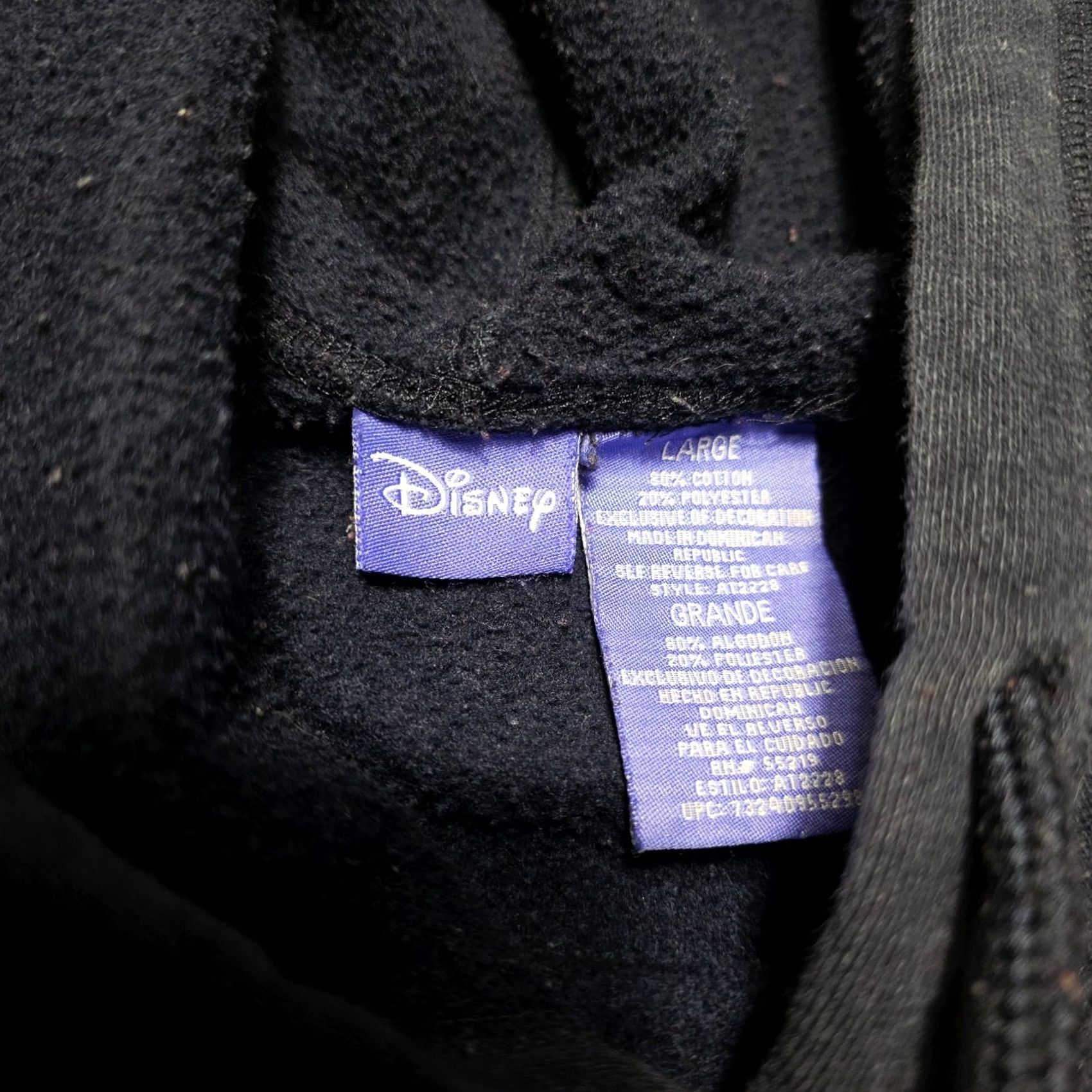 Disney VINTAGE Disney Winnie The Pooh Hoodie Women’s Large Blue Long Sleeve Pocket Y2k Size L / US 10 / IT 46 - 6 Thumbnail