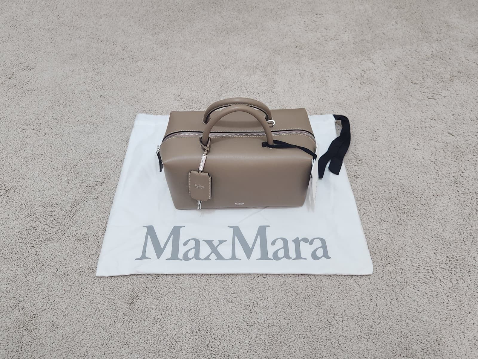 Max Mara Max Mara Medium natural leather bowler bag Size ONE SIZE - 9 Thumbnail