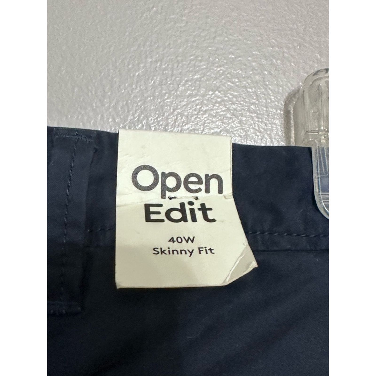 Other Open Edit Slim Fit Shorts Zip Fly Closure Pocket Blue 40 NWT Size US 40 / EU 56 - 7 Thumbnail