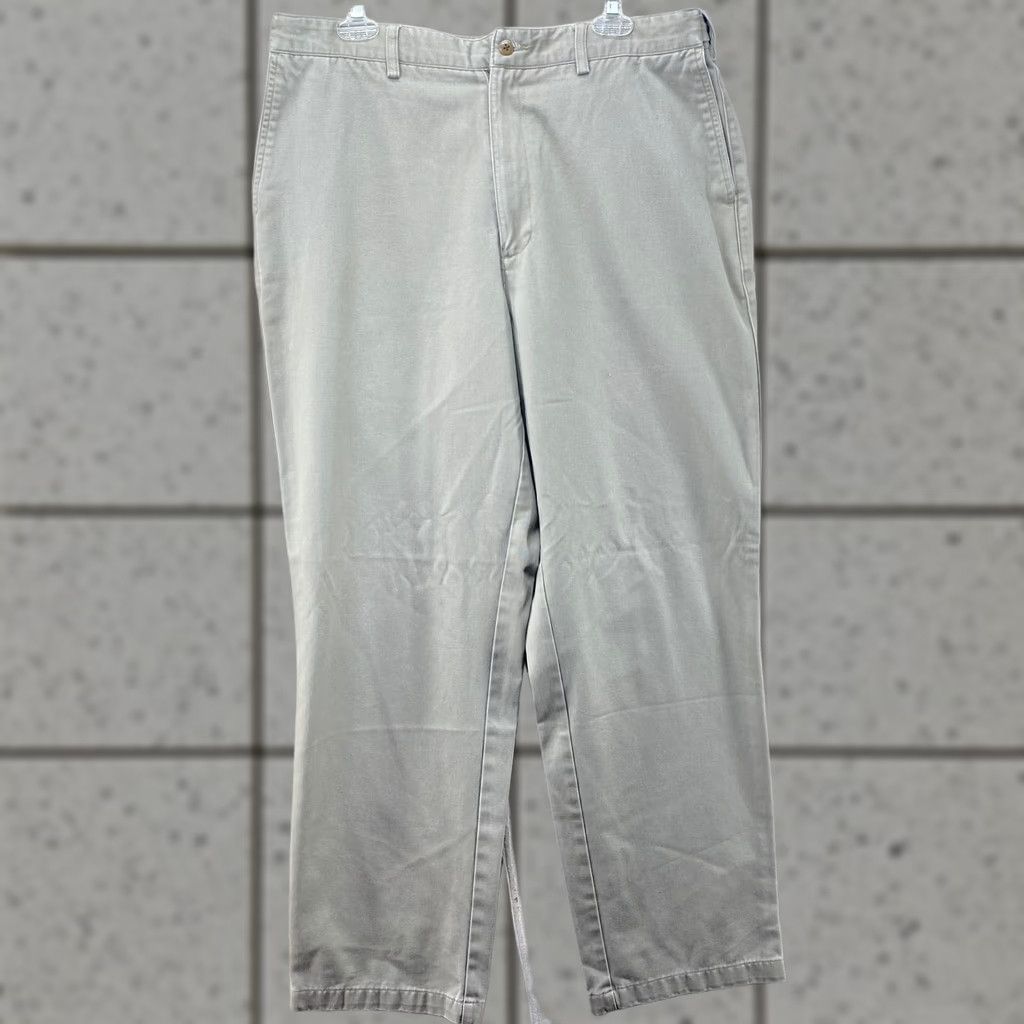 Vintage Cabela's Pants Men 36x32 Beige Chino Hunting Fishing Hiking Comfort Stretch Waist Regular Front Flat Front Denim Cotton JAB Men Size US 36 / EU 52 - 1 Thumbnail