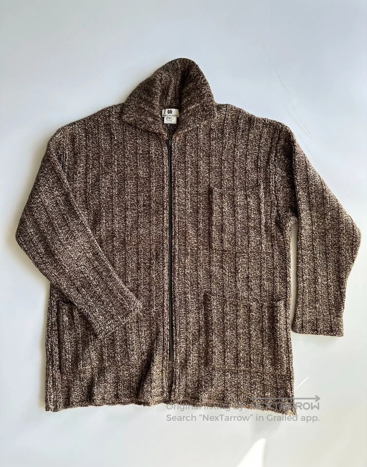 Dries Van Noten DRIES VAN NOTEN Thick zipper sweater in the initial design Size US M / EU 48-50 / 2 - 2 Thumbnail