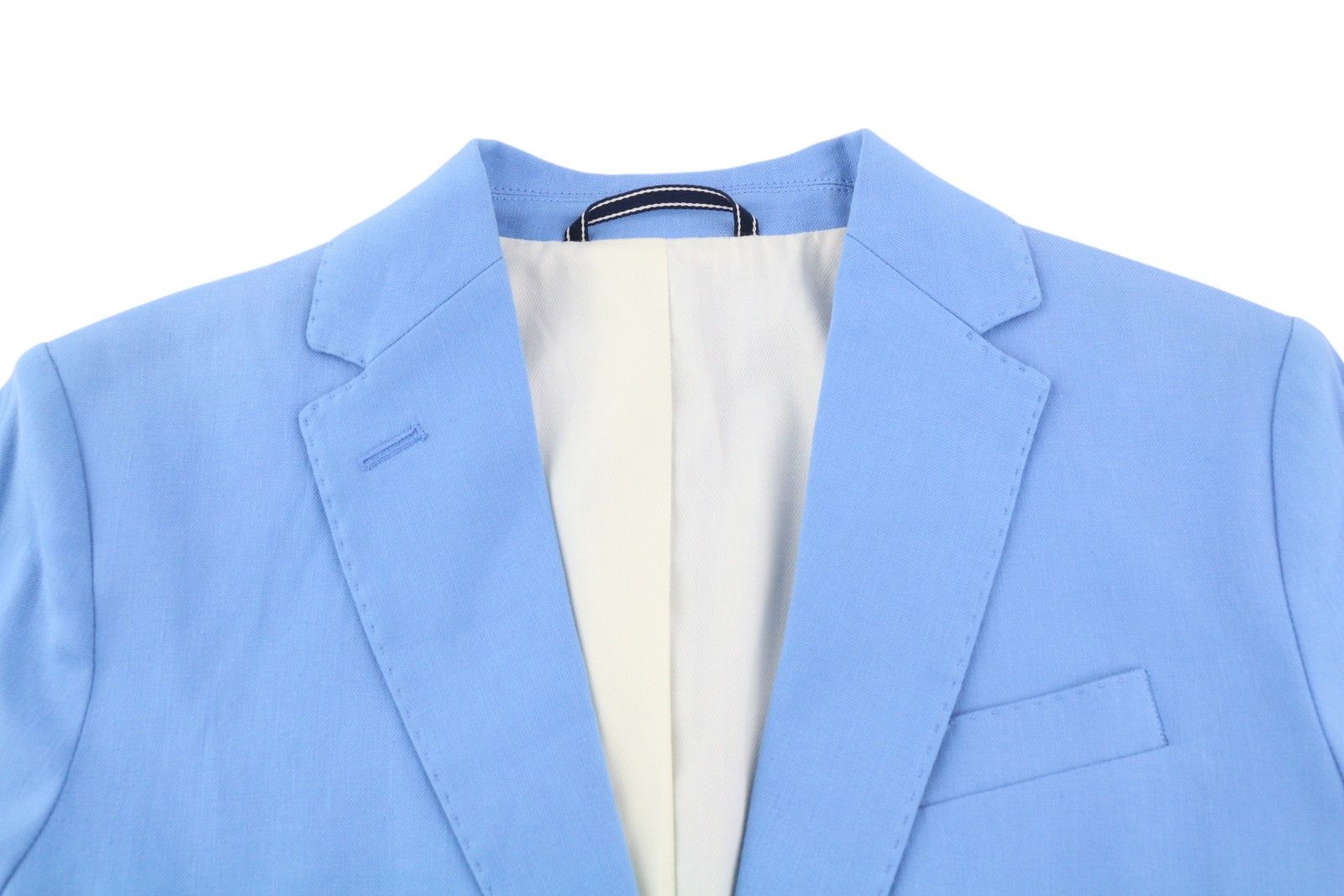 Gant EU34 Blue Linen Blend Notch Lapel Blazer 85315 Size XS / US 0-2 / IT 36-38 - 5 Thumbnail
