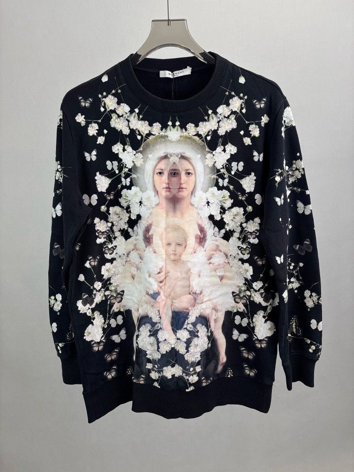 Givenchy Givenchy Madonna Graphic Sweatshirt Black Size S Size US S / EU 44-46 / 1 - 1 Thumbnail