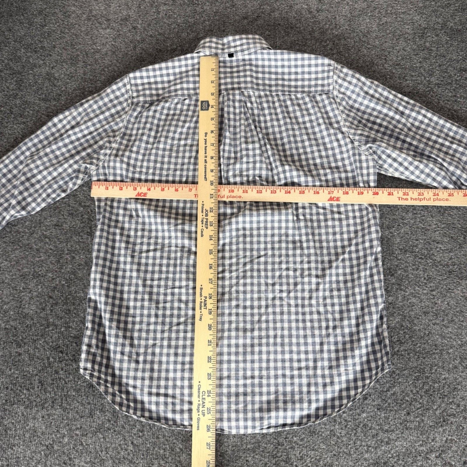 Rag & Bone Rag & Bone Mens Slim Fit Gingham Button Up Shirt Small Blue Size US S / EU 44-46 / 1 - 5 Thumbnail