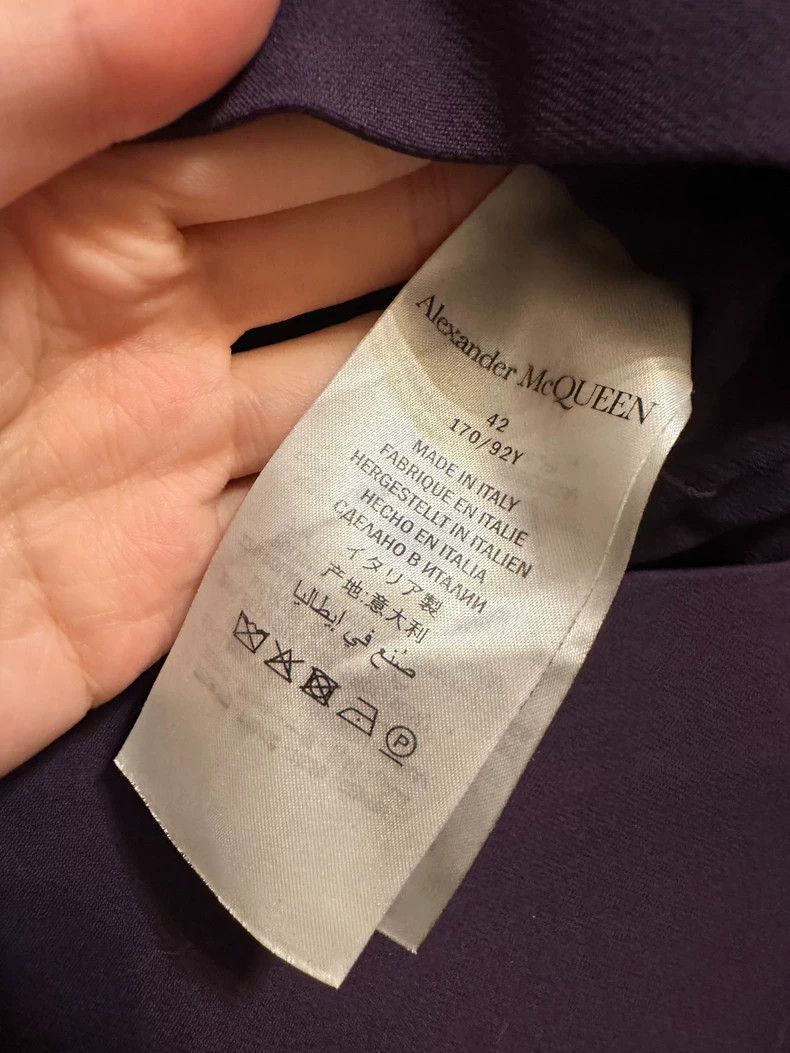 Alexander McQueen Alexander McQUEEN size 42 Purple dress 2505-Nextarrow Size M / US 6-8 / IT 42-44 - 3 Thumbnail