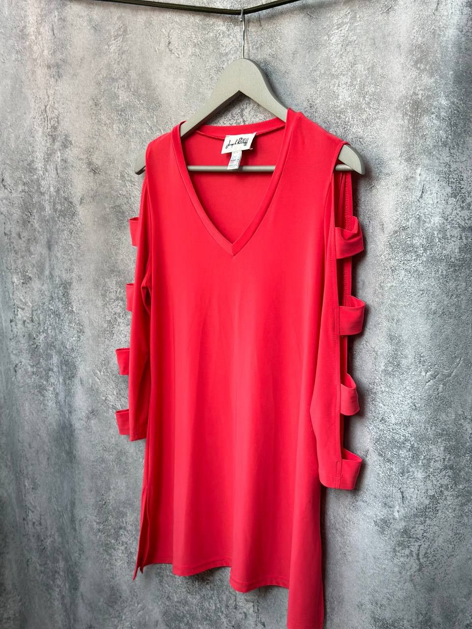 Joseph Ribkoff Joseph Ribkoff Red Ladder Sleeve Tunic Dress Canada Size M / US 6-8 / IT 42-44 - 1 Thumbnail