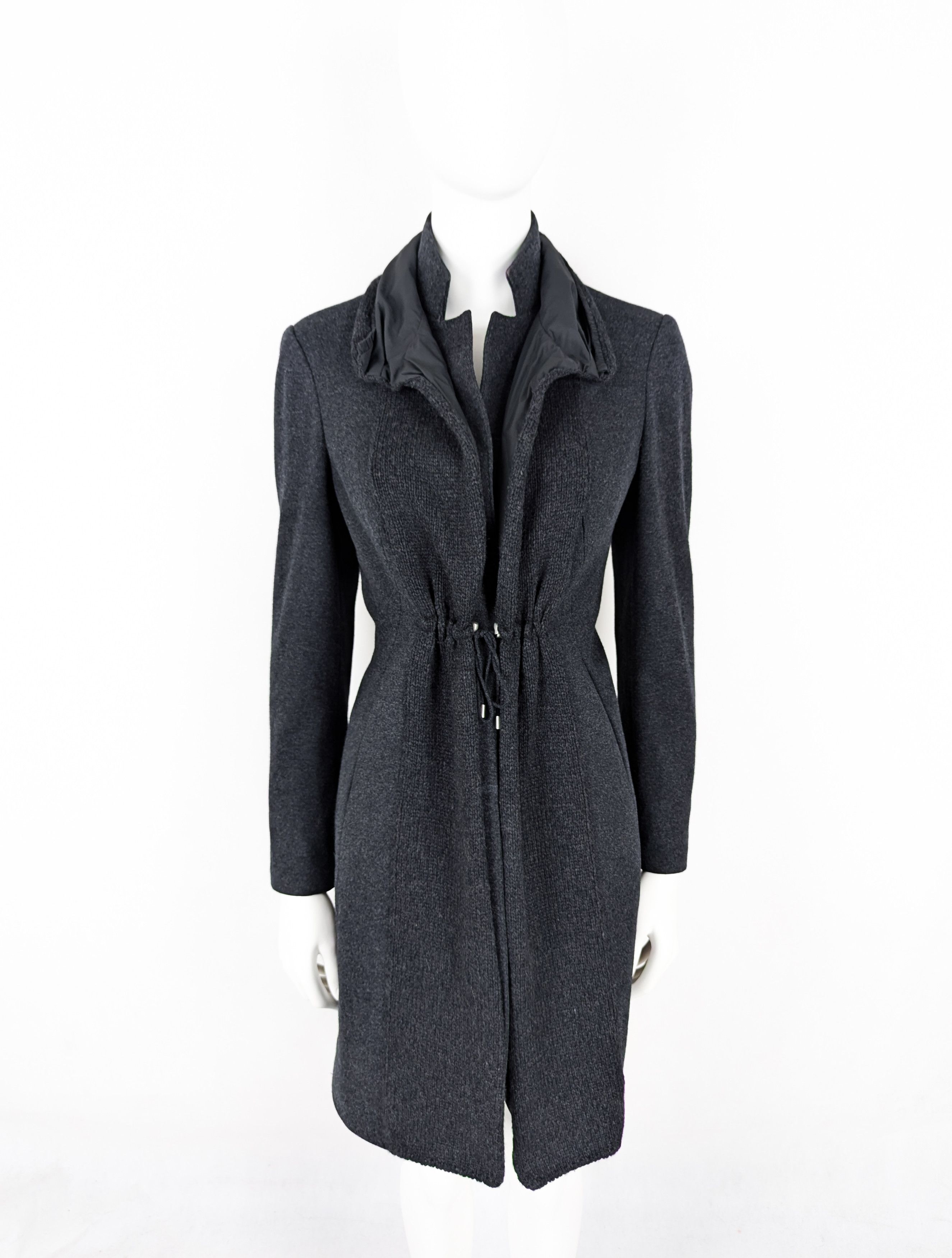 Brunello Cucinelli Brunello Cucinelli wool cashmere silk coat Size L / US 10 / IT 46 - 5 Thumbnail