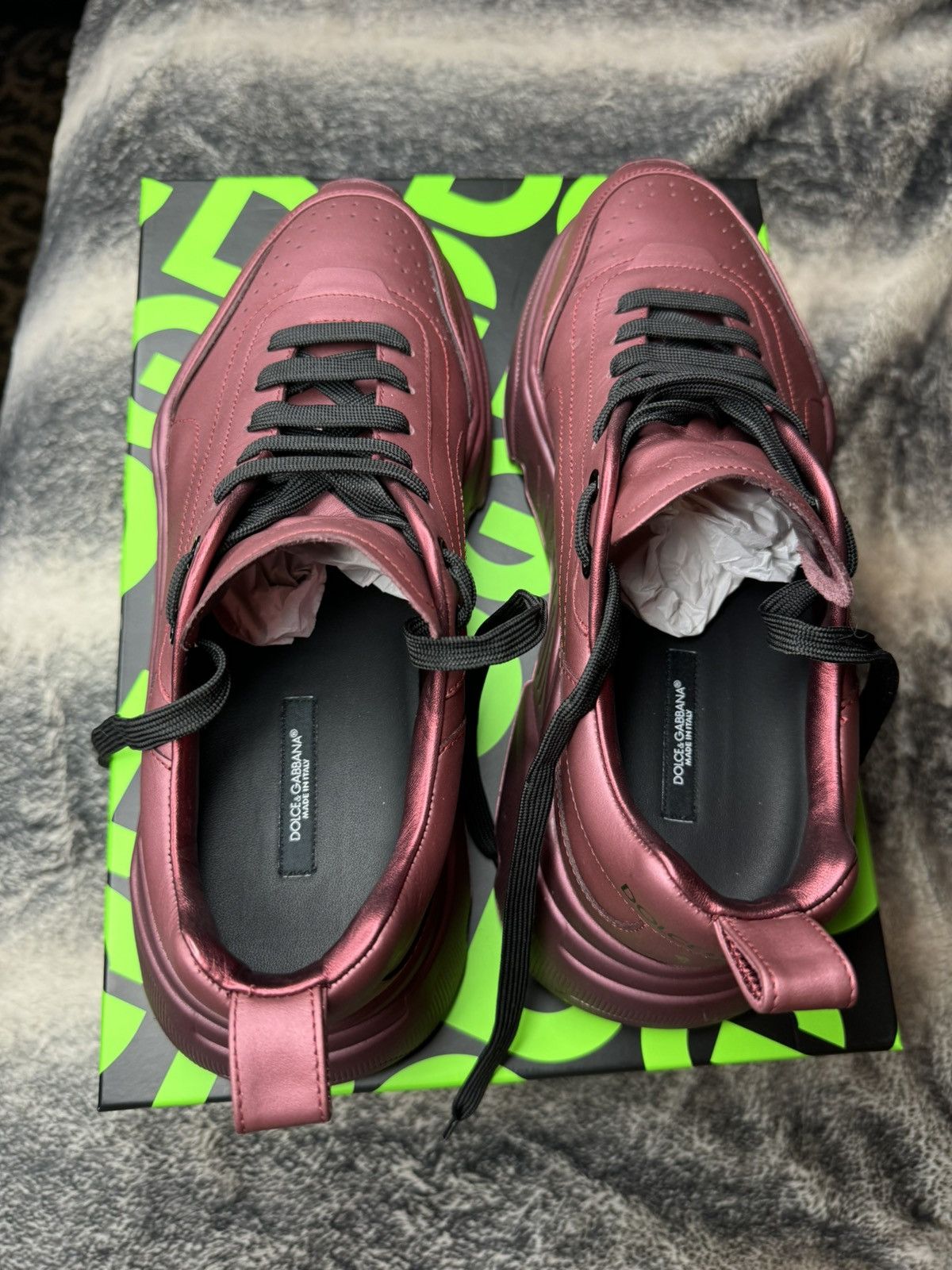 Dolce & Gabbana Dolce & Gabbana Sneaker Bassa Vitello Nappato Size US 11 / EU 44 - 5 Thumbnail