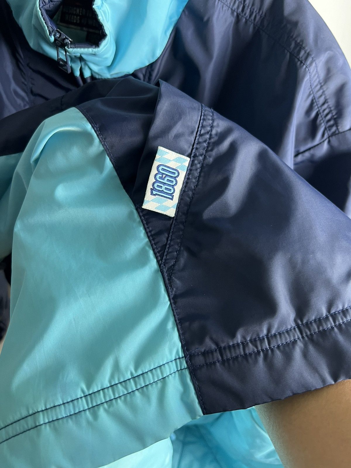 Nike × Vintage Vintage Nike Premier 1860 Centre Swoosh Jackets Size US L / EU 52-54 / 3 - 3 Thumbnail