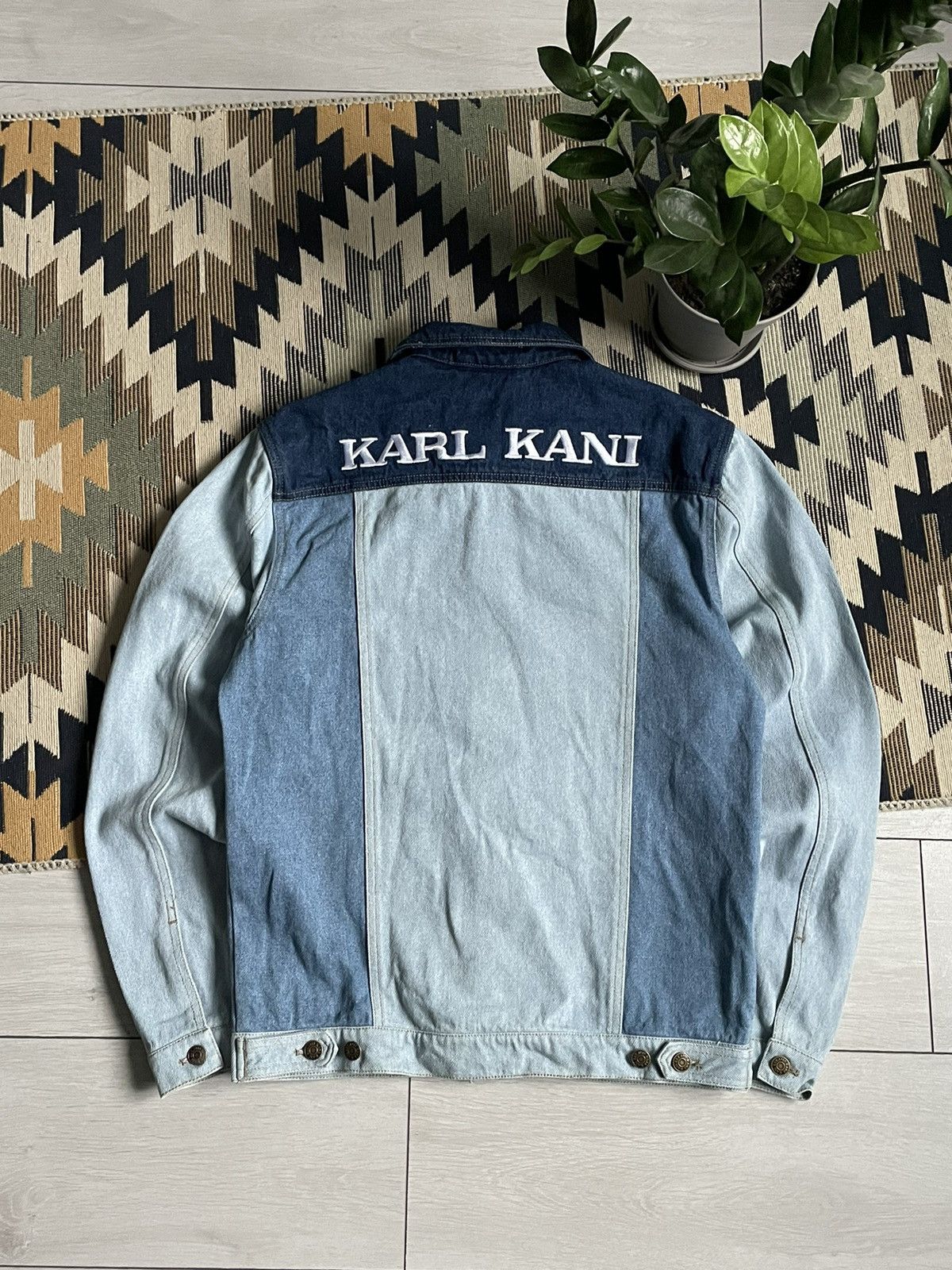 Karl Kani Karl Kani Big Logo Denim Jacket Size US S / EU 44-46 / 1 - 2 Thumbnail