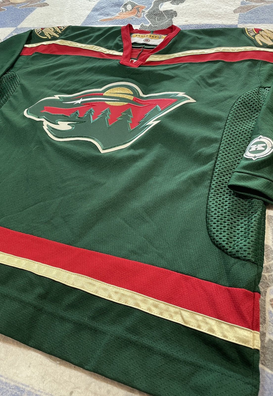 Koho Vintage Minnesota Wild jersey Size US XL / EU 56 / 4 - 2 Thumbnail