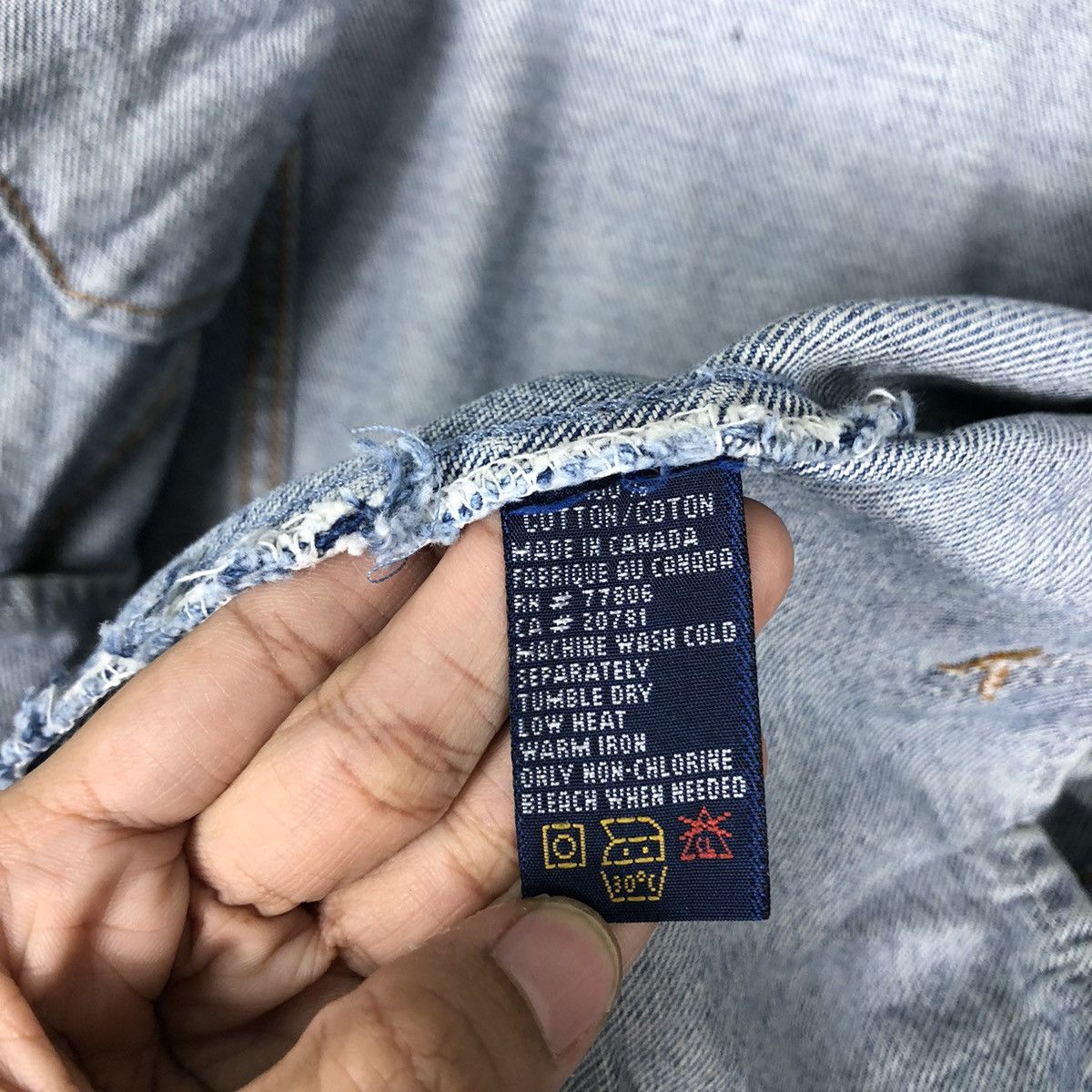 Japanese Brand 🔥Vintage Biker Denim Jacket Tommy Hilfiger Size US L / EU 52-54 / 3 - 16 Thumbnail