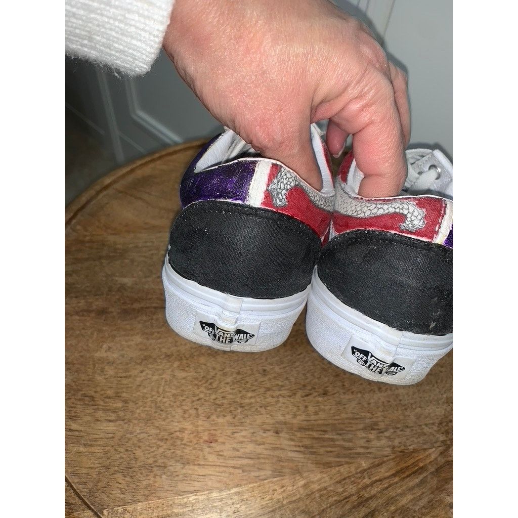 Vans Vans Dragon Design Sneakers Multicolor Unisex Size 6.5/8 Size US 6.5 / EU 39-40 - 4 Thumbnail