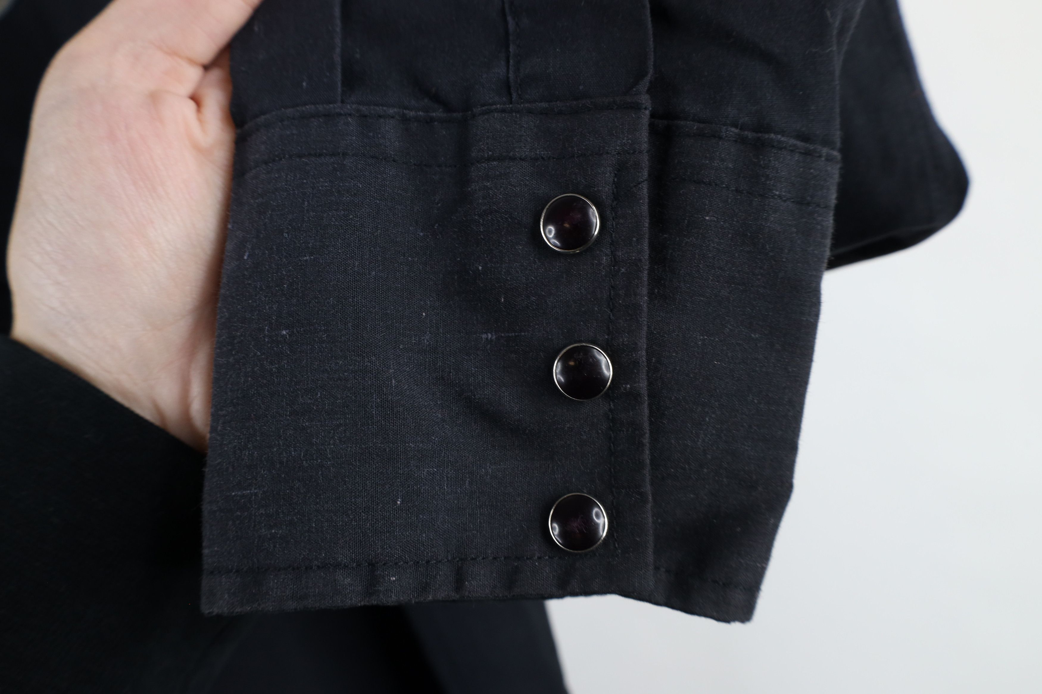 Vintage Vintage 90s Rockabilly Skull Feather Snap Button Shirt Size US M / EU 48-50 / 2 - 8 Thumbnail