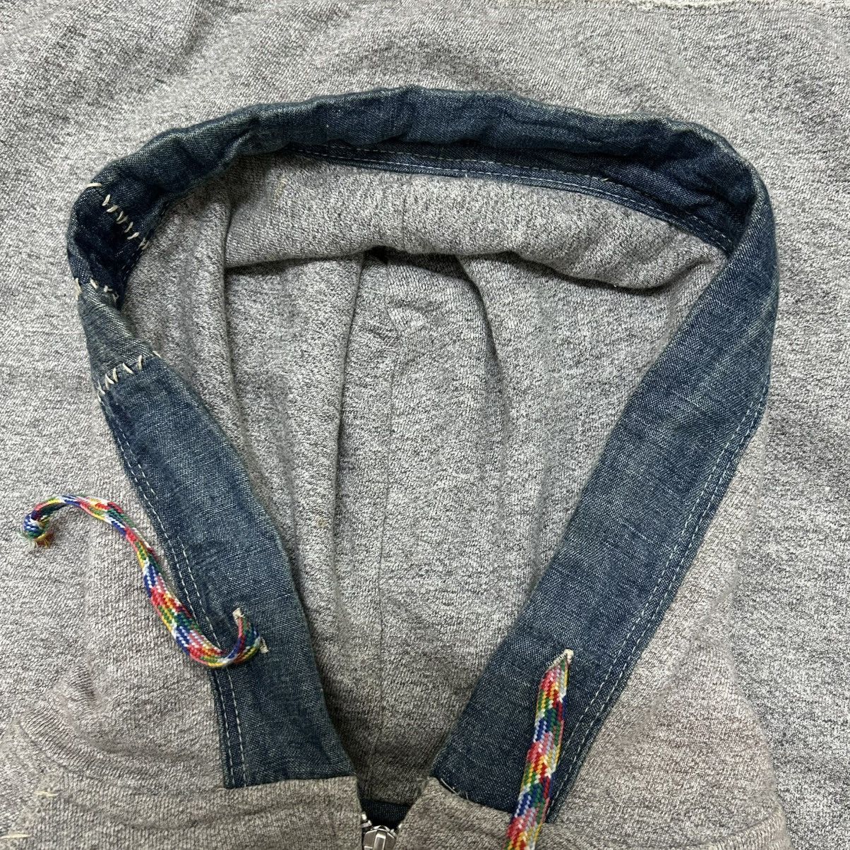 Japanese Brand Vintage Japanese Cube Sugar Workwear Patches Pockets Hoodie Size US M / EU 48-50 / 2 - 17 Thumbnail
