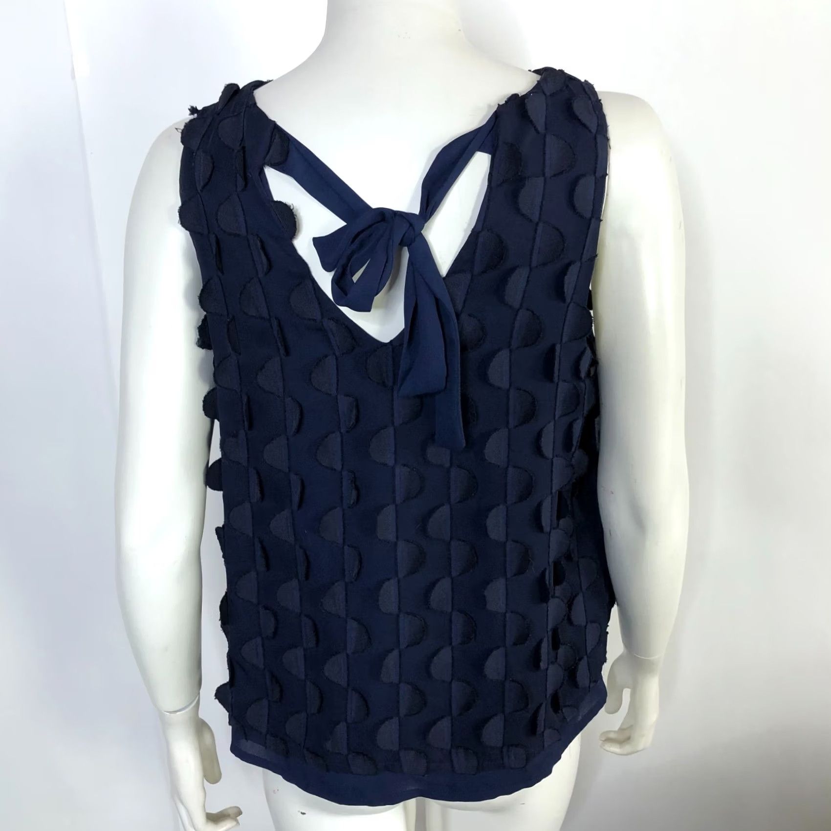 Vintage Maeve Anthropologie Wrap Tie Artsy Pullover Top Blouse Blue Dress? Size S / US 4 / IT 40 - 3 Thumbnail