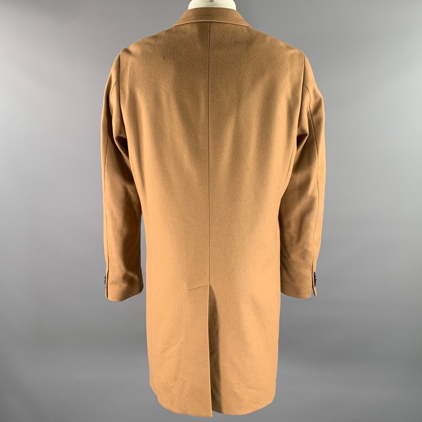 Paul Smith PS by PAUL SMITH Size XL Camel Wool Blend Notch Lapel Coat Size US XL / EU 56 / 4 - 4 Thumbnail