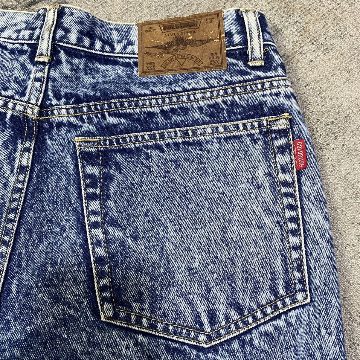 Japanese Brand × Vintage Vintage Gold Rush Distressed Acid Wash Mom Denim Jeans Men Size US 33 - 10 Thumbnail