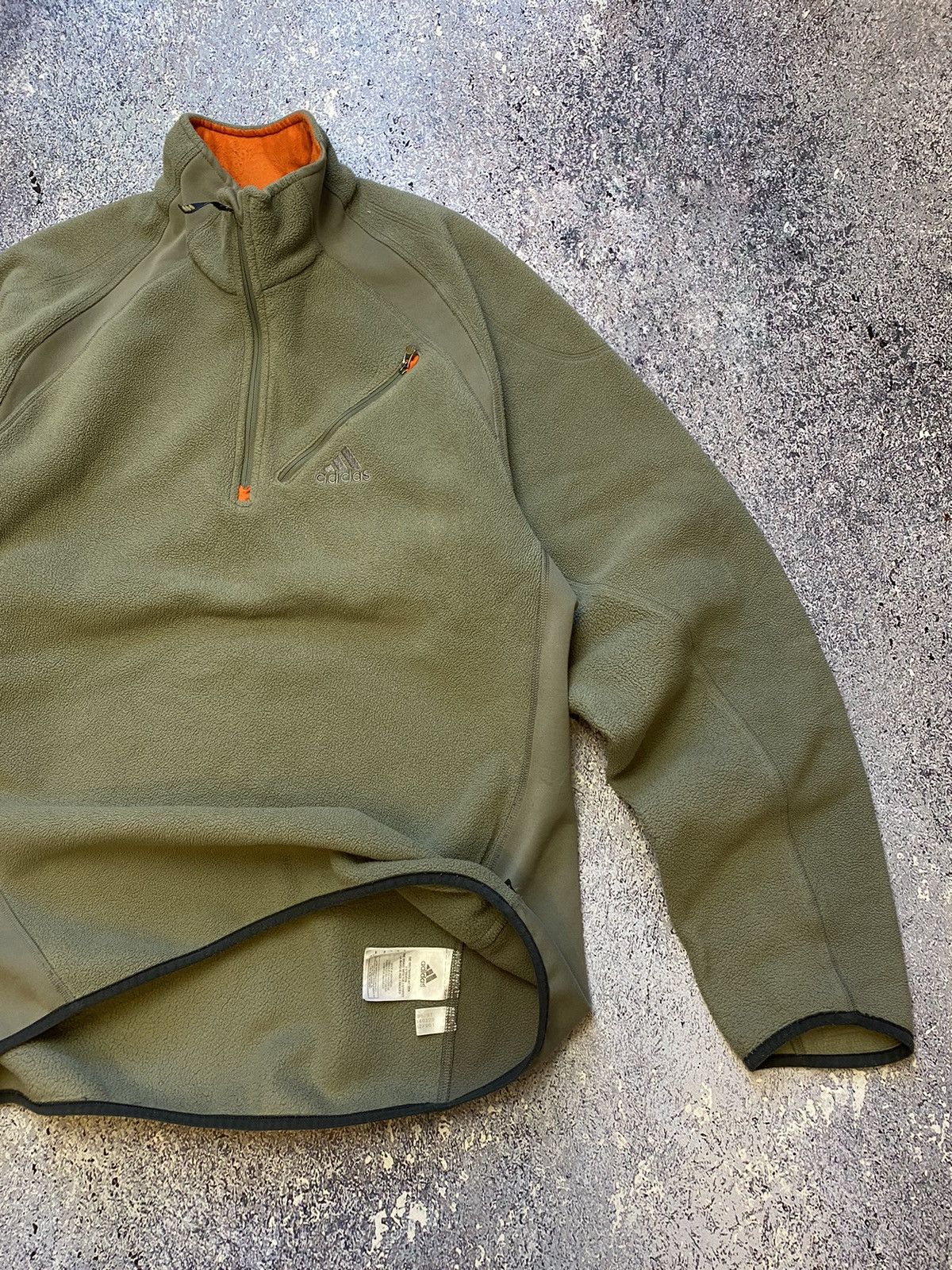 Adidas × Vintage 💥CRAZY Y2K ADIDAS FLEECE Size US L / EU 52-54 / 3 - 7 Thumbnail