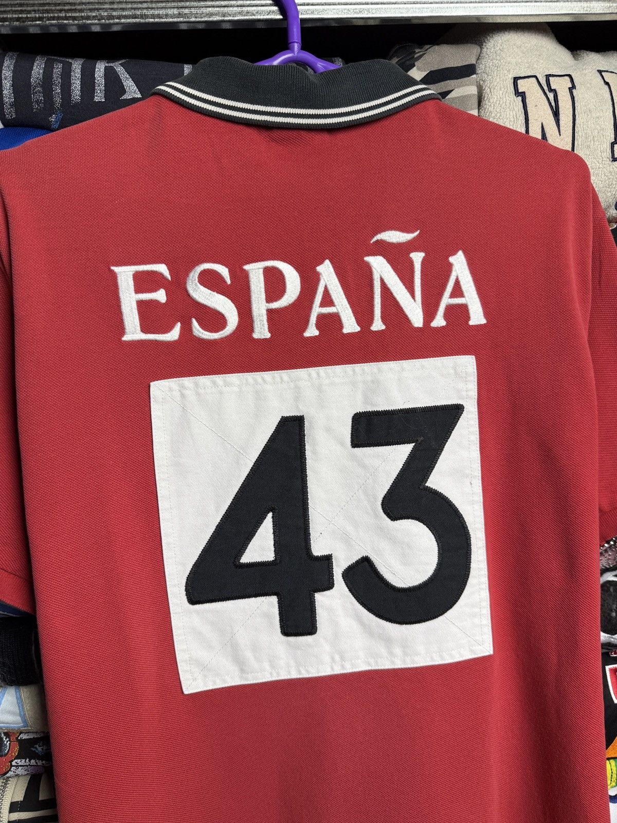 Polo Ralph Lauren × Vintage Vintage Polo T-Shirt Polo Ralph Lauren Espana Madrid PRL Size US L / EU 52-54 / 3 - 5 Thumbnail