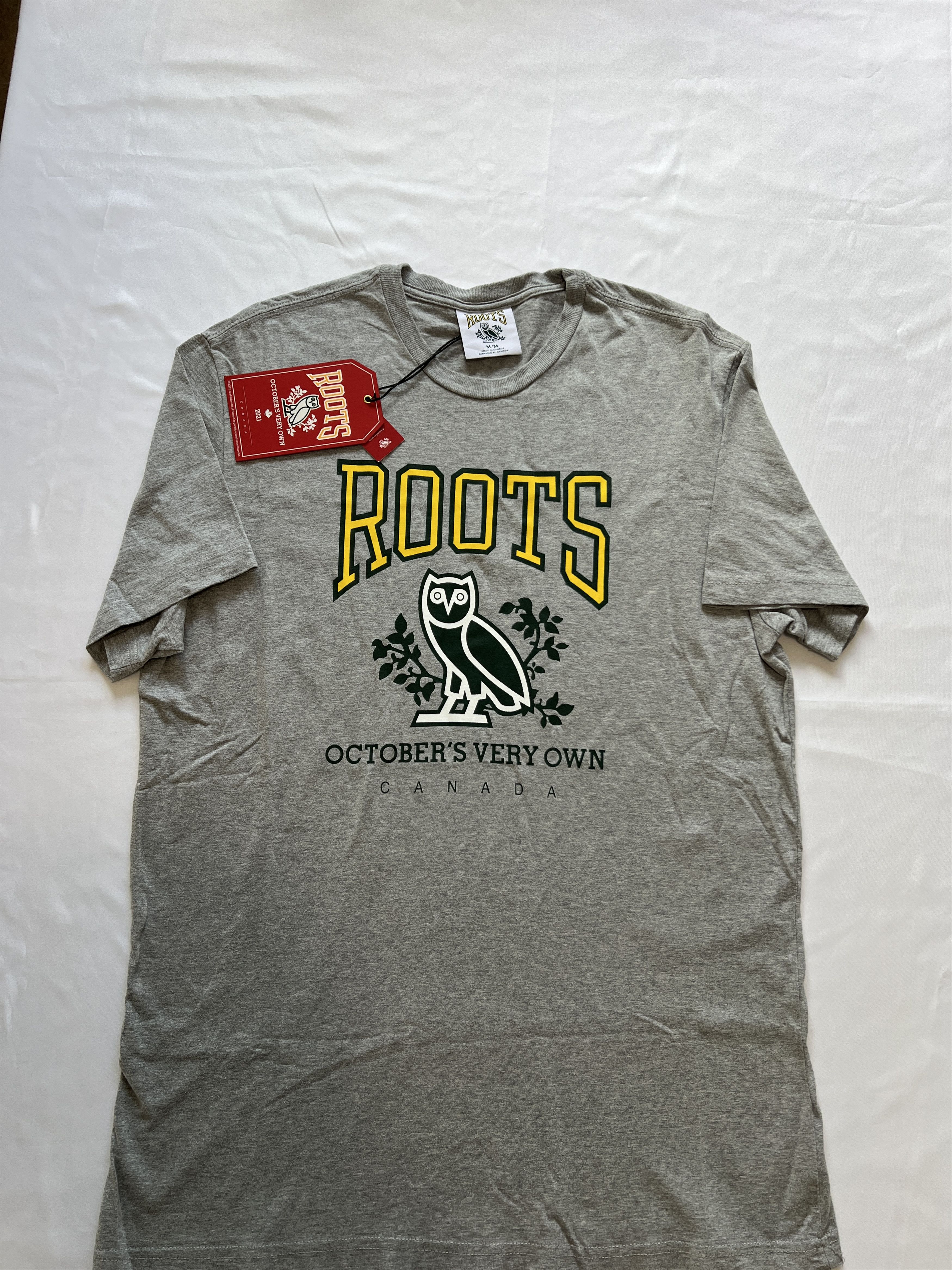 Drake 🦫 RARE🦉 OVO X ROOTS HERITAGE T-SHIRT TEE 2021🔥🔥 Size US M / EU 48-50 / 2 - 1 Thumbnail