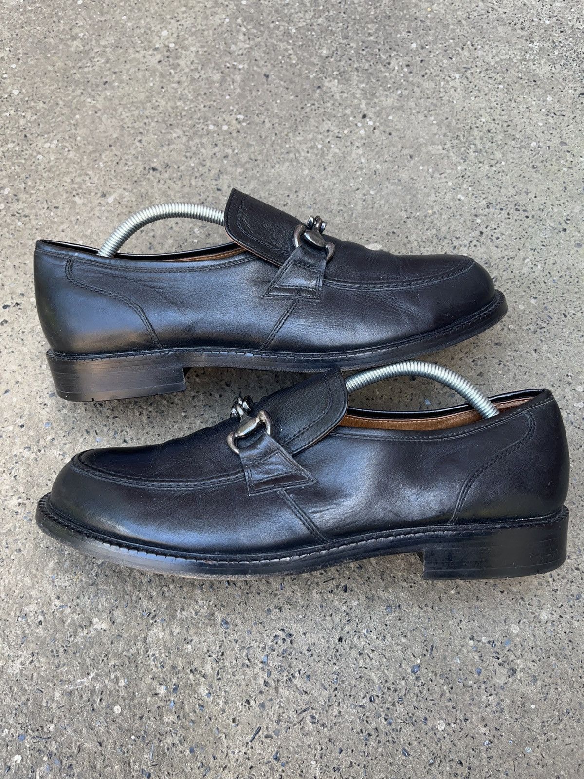 Genuine Leather Vintage Massive Loafers Genuine Leather Horsebit Bugatti Size US 10 / EU 43 - 3 Thumbnail