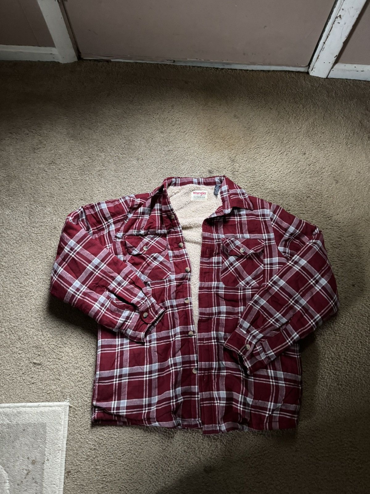 Wrangler Wrangler Authentic Fur Lined Flannel Size US L / EU 52-54 / 3 - 6 Thumbnail