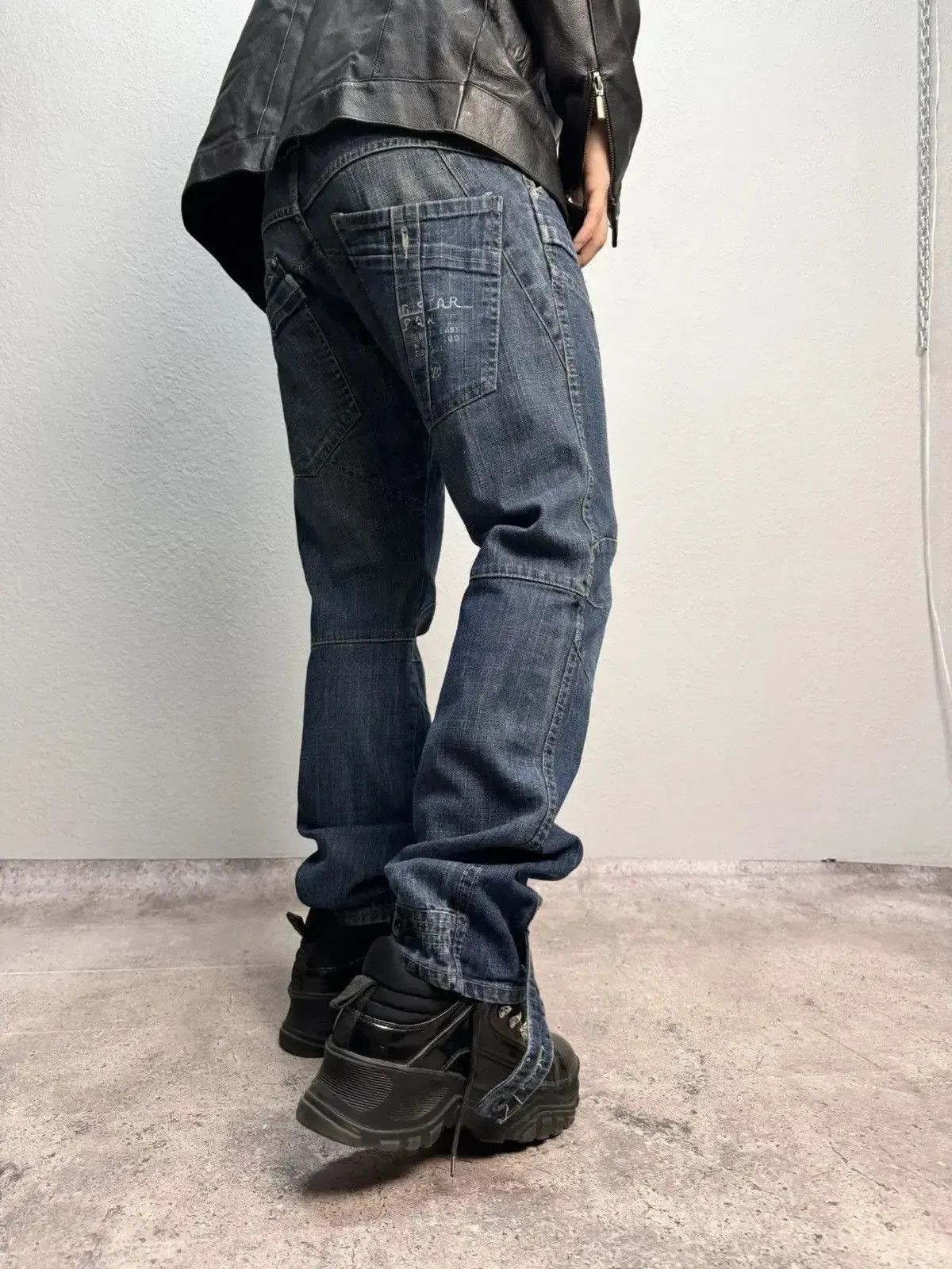 Vintage Junya Watanabe Style G Star raw Bondage Cargo Pans Size US 34 / EU 50 - 13 Thumbnail
