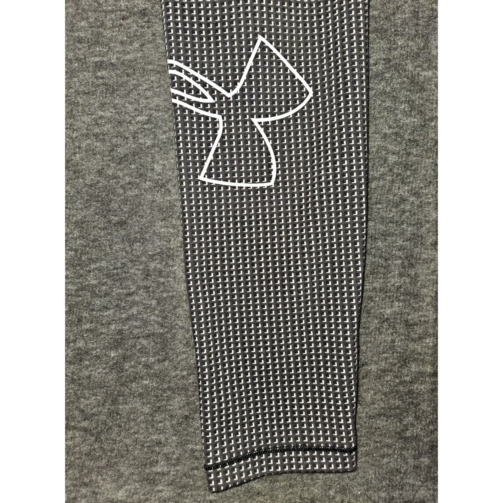 Under Armour Under Armour Leggings Womens Small Black Geometric Ankle Skinny Active Yoga Gym Size 28" / US 6 / IT 42 - 7 Thumbnail