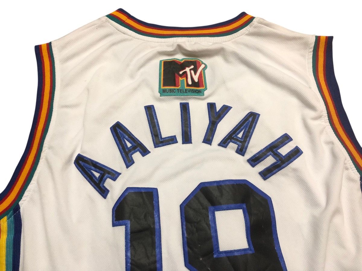 NBA MTV AALIYAH 1996 #19 Brick Layers Team MTV Basketball Jersey Size US XXL / EU 58 / 5 - 9 Thumbnail