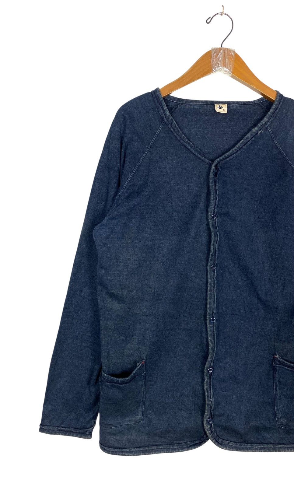 Eternal Rare‼️ Vintage Eternal Cardigan Indigo Size US M / EU 48-50 / 2 - 2 Thumbnail