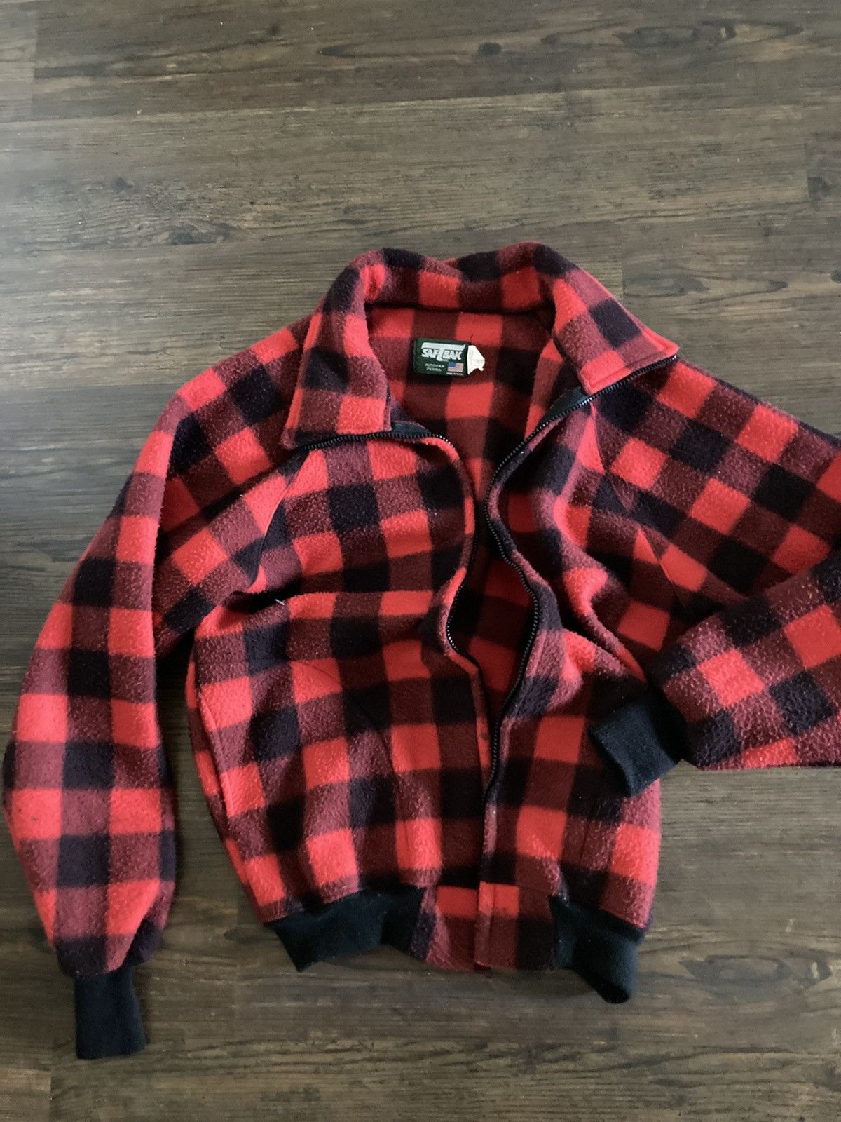 Vintage Vintage flannel bomber jacket Size US M / EU 48-50 / 2 - 1 Thumbnail