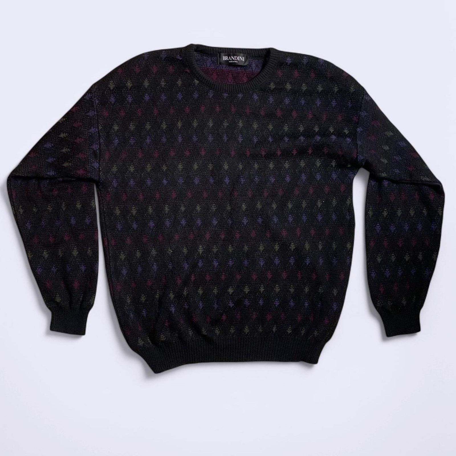 Other Black crewneck knit sweater Size US M / EU 48-50 / 2 - 1 Thumbnail