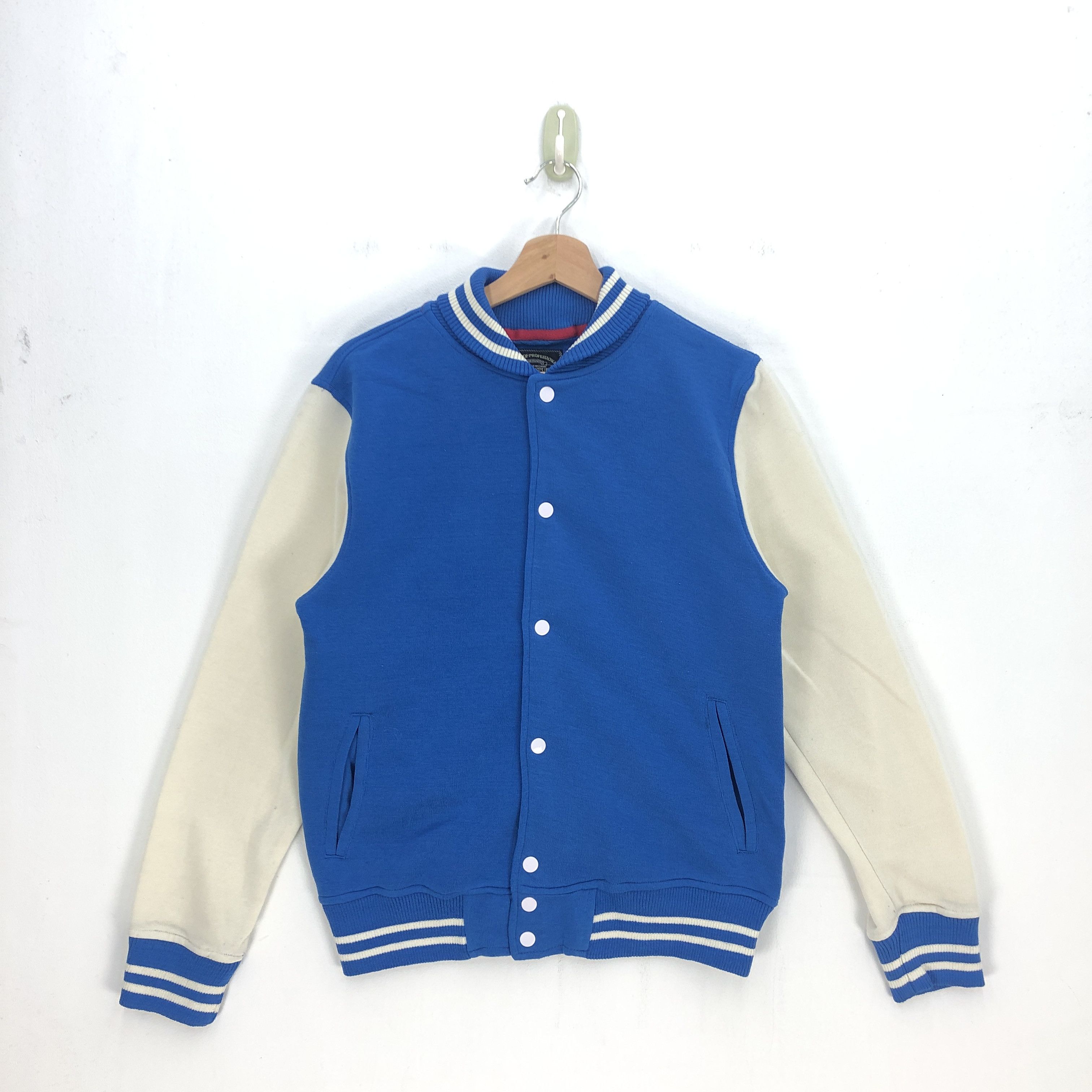 Japanese Baseball Sweater Varsity Button Up Sweatshirt