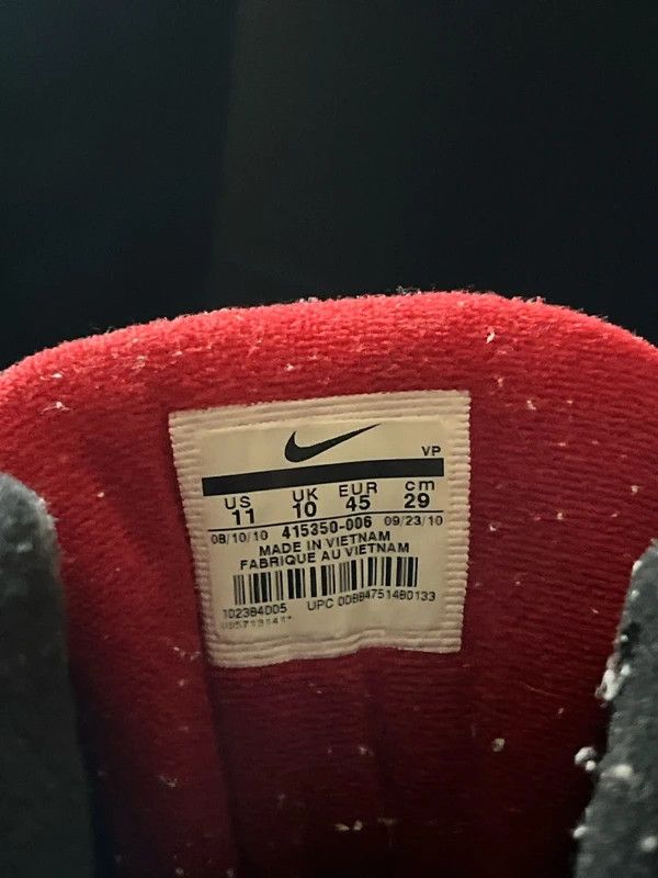 Nike Nike Air Press Black and Red Shoes size UK 10 Size US 10.5 / EU 43-44 - 6 Thumbnail
