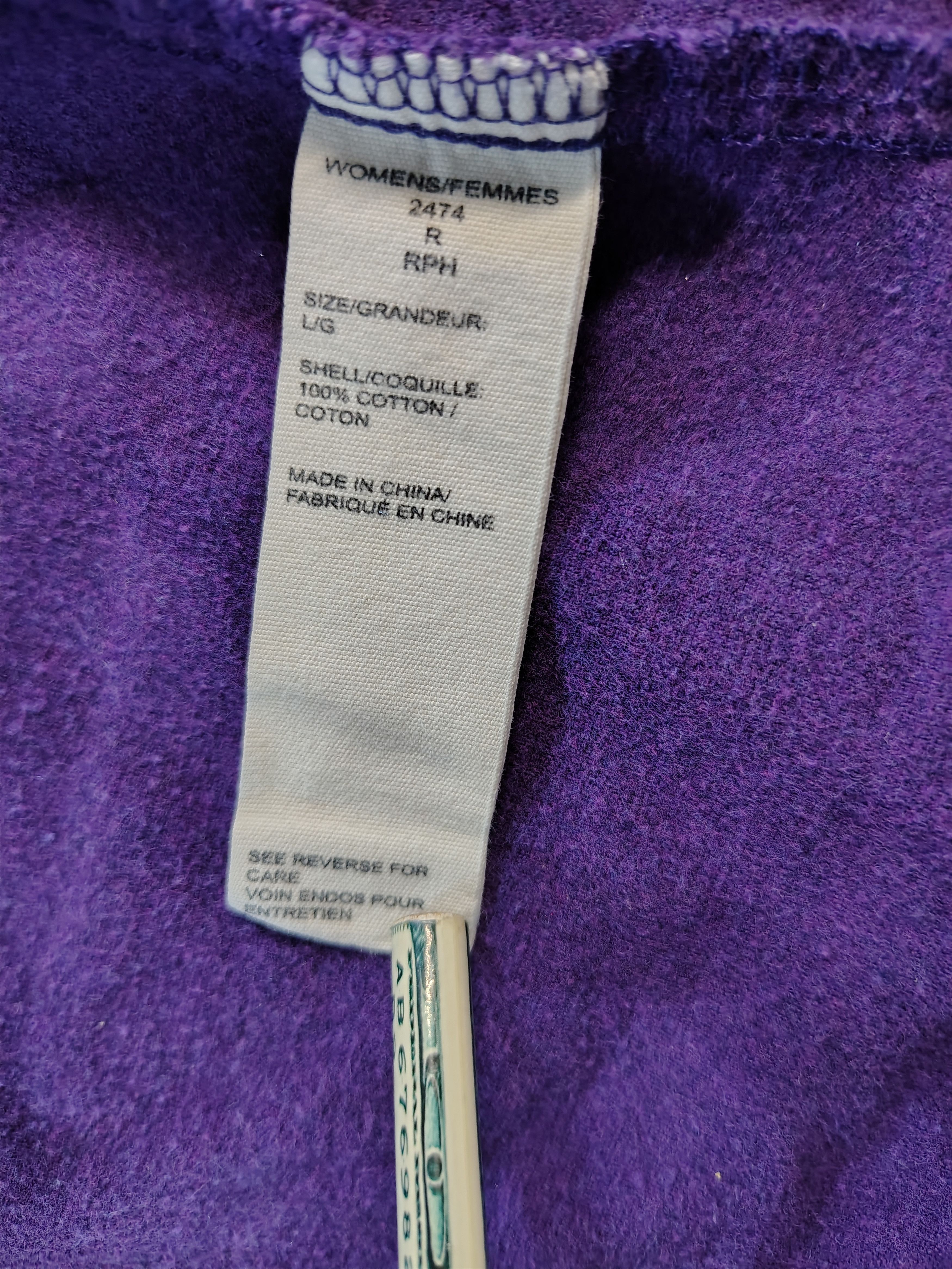 Woolrich Woolen Mills Women's Vintage Long Sleeve Purple Woolrich Button-Up Shirt Size L / US 10 / IT 46 - 9 Thumbnail