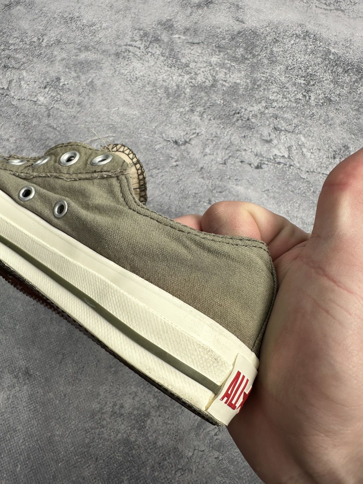 Converse × John Varvatos 🚨Rare Converse John Varvatos Low Top Sneakers Green Shoes Size US 7 / EU 40 - 20 Thumbnail