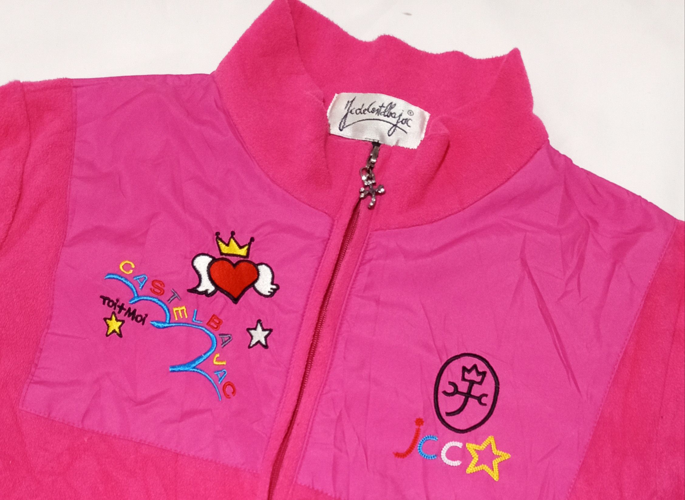 Jean Charles De Castelbajac Jean Charles De Castelbajac Sport Pink Fleece Jacket Size XS / US 0-2 / IT 36-38 - 3 Thumbnail