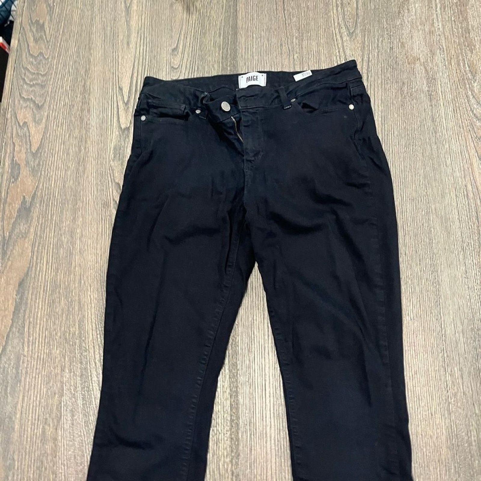 Paige Paige Verdugo Ultra Skinny Leg Black Jeans Size 32 Size 32" / US 10 / IT 46 - 3 Thumbnail