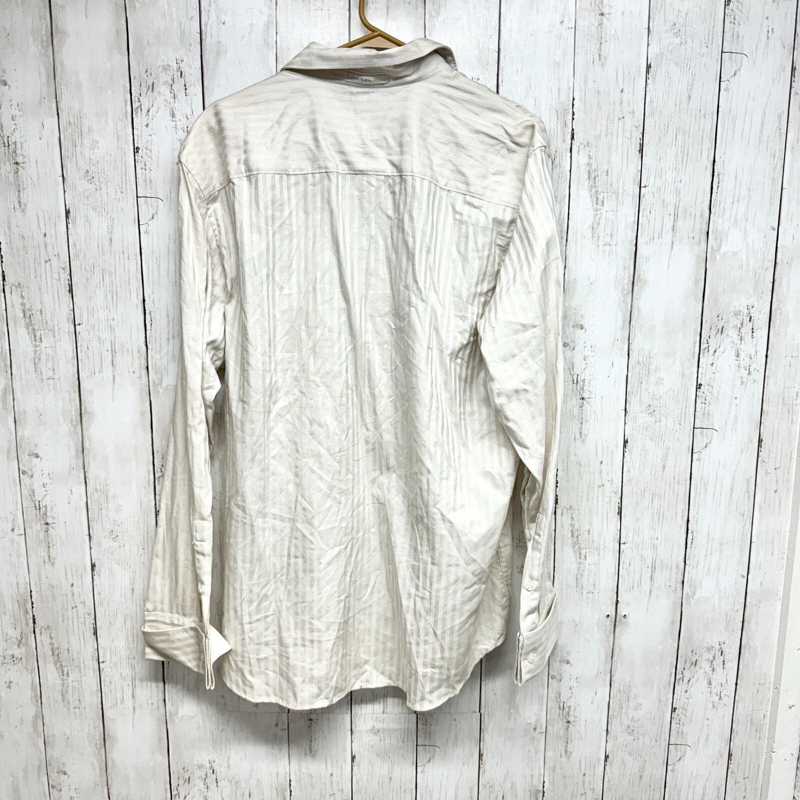 Calvin Klein Calvin Klein Button Down Size Large 100% Cotton Long Sleeve Size US L / EU 52-54 / 3 - 4 Thumbnail