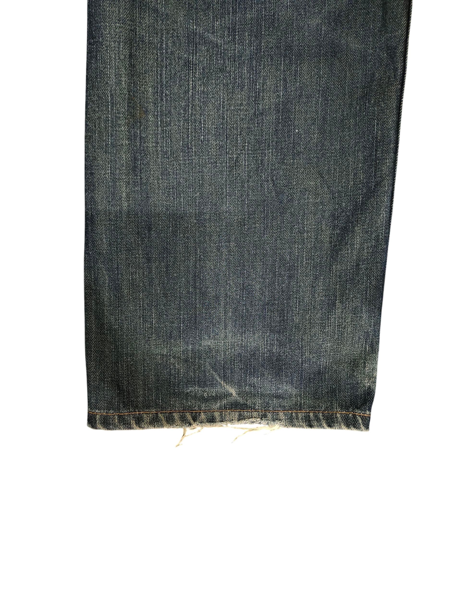 Levi's Vintage Clothing Vintage 2000s Levis 703 Clawmark Distress Faded Denim Jeans Size US 30 / EU 46 - 6 Thumbnail