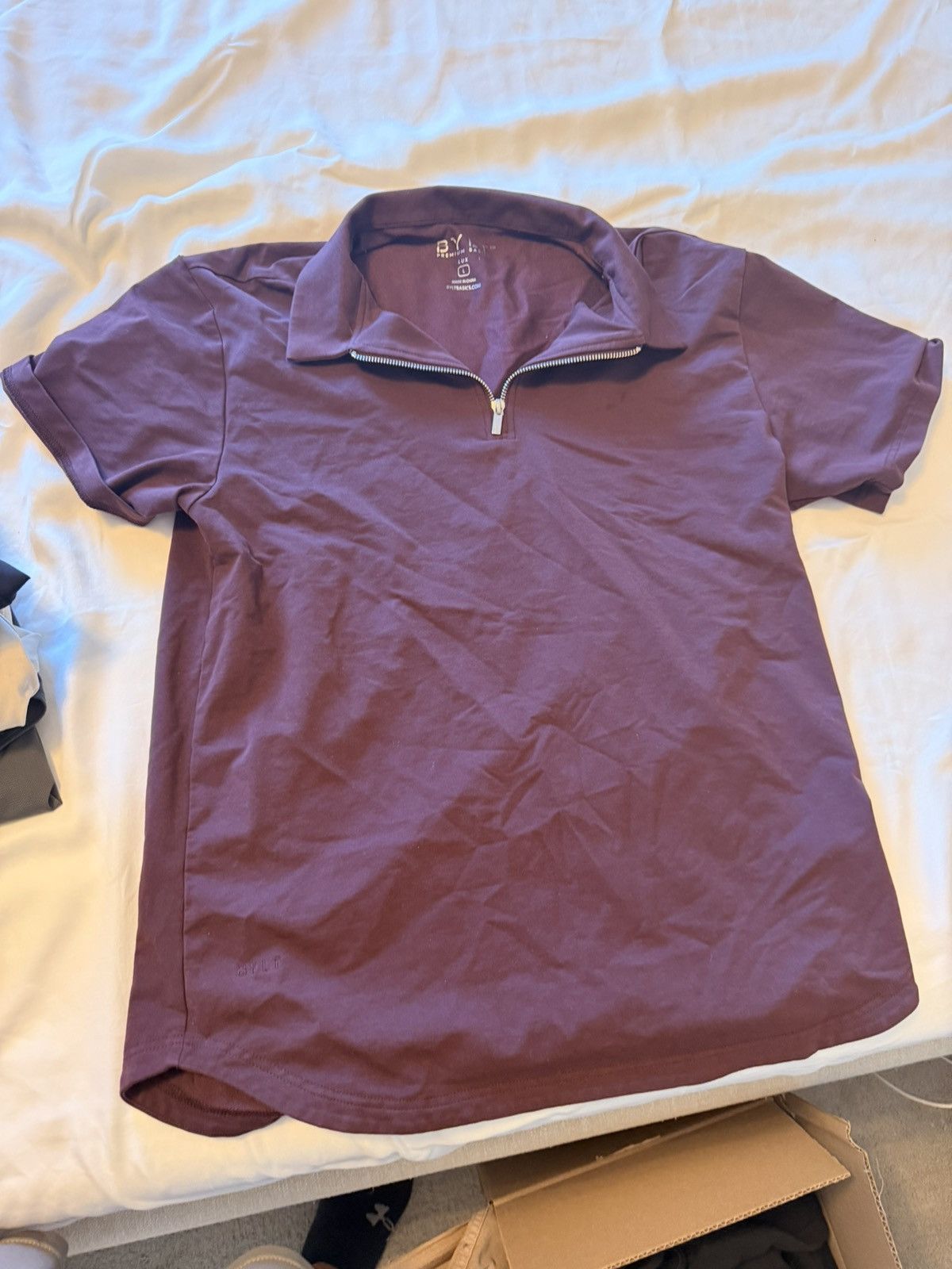 BYLT Premium Basics BYLT Large Maroon Polo Size US L / EU 52-54 / 3 - 1 Thumbnail