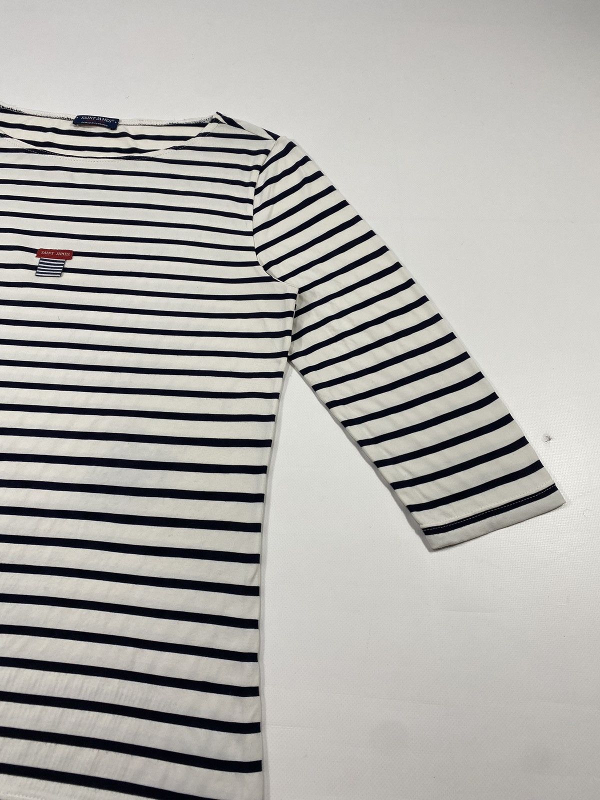 Saint James Vintage 90s Saint James France Striped Asap Rocky Style Tee Size L / US 10 / IT 46 - 5 Thumbnail