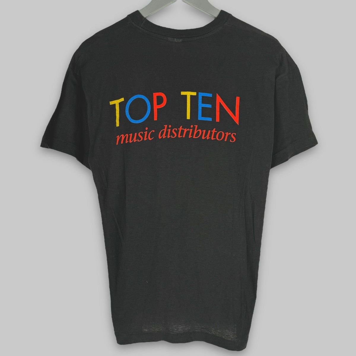 Vintage Vintage 90s Willy DeVille Top Ten Music Distributors T Shirt Size US L / EU 52-54 / 3 - 2 Thumbnail