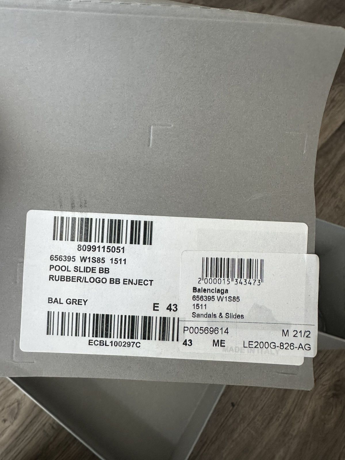 Balenciaga BALENGIAGA “BB” slides Size US 10 / EU 43 - 6 Thumbnail